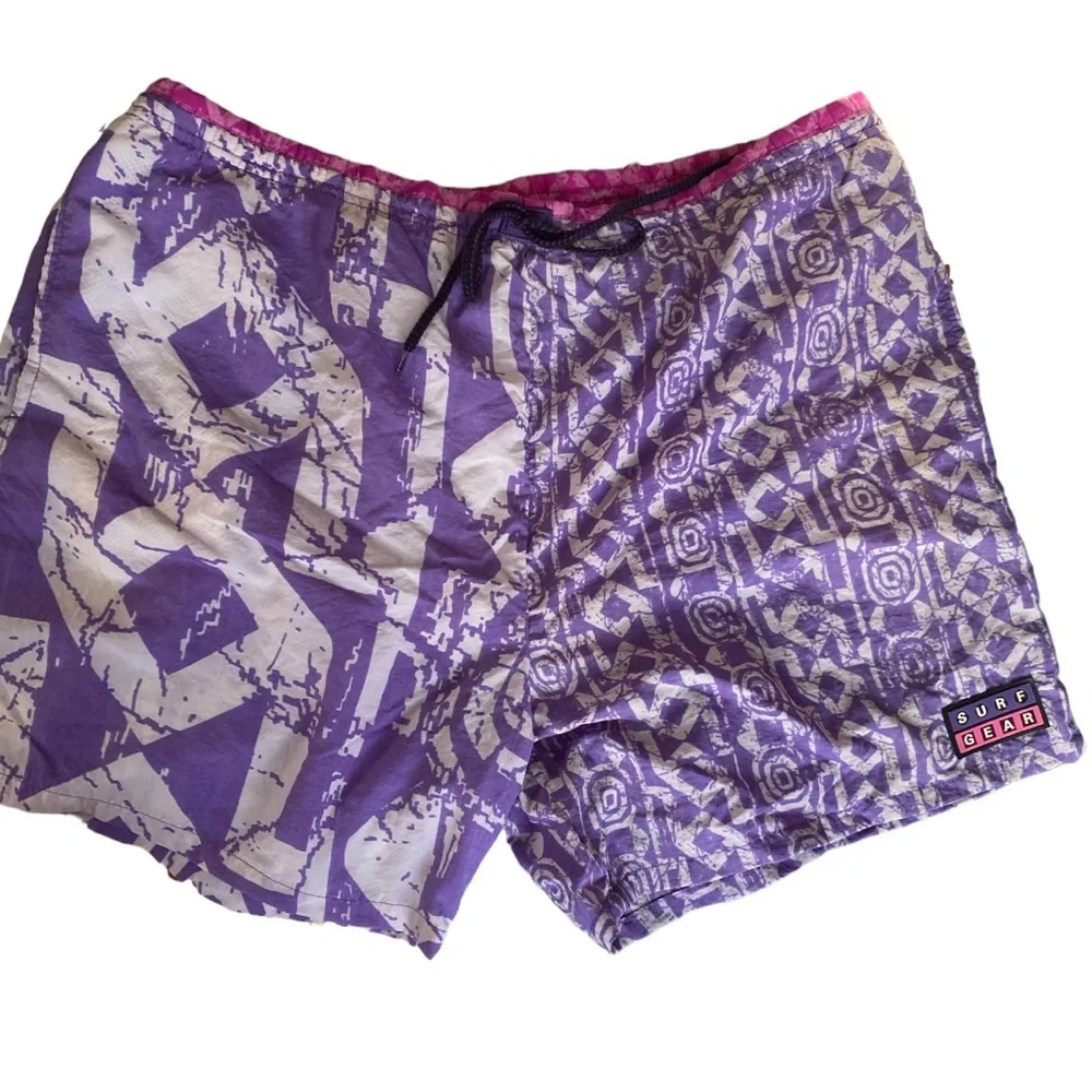 Vintage surf gear swim trunks Sz XL